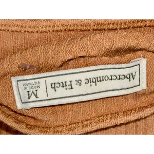 Abercrombie & Fitch Brown Tan Ribbed Knit Sleeveless Tank Mini Dress Womens Sz M thumbnail 3