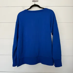Polo Ralph Lauren Women’s Large Blue Logo Pullover Sweatshirt thumbnail 4