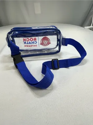 Kansas Jayhawks Clear Fanny Pack Wendy's Promo Stadium Approved Waist Bag thumbnail 6