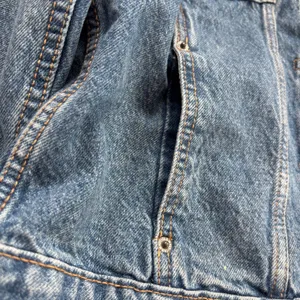 Old Navy Denim Jacket M Relaxed Classic Medium Wash Trucker Fall Layering Preppy thumbnail 10
