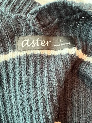 Striped Slouchy Sweater Multi Size L thumbnail 4