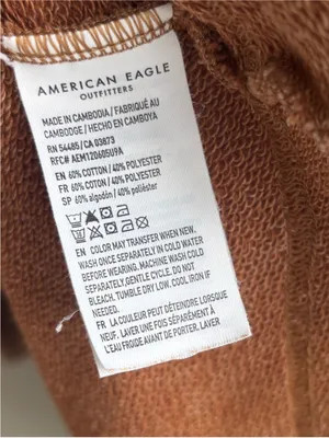 American Eagle Relaxed Cotton Lone Sleeve Dress thumbnail 5
