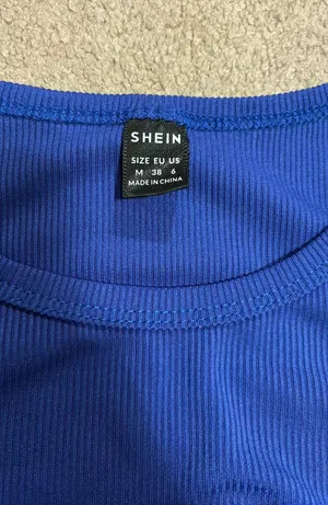 SheIn Blue Cropped  Tank thumbnail 2