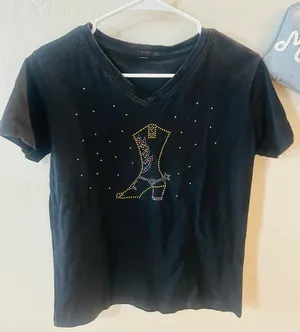 Sequined Cowboy Boot T thumbnail 1