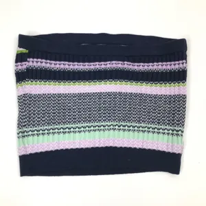Aerie Knit Tube Top Bandeau Cotton Blend Navy Green Purple Womens Small thumbnail 5