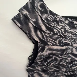 Adrianna Papell Tiered Sheath Dress 14 Mob Wife Animal Maximal Cocktail Abstract thumbnail 6