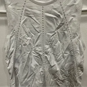 Athleta White Foothill Seamless Tank thumbnail 7