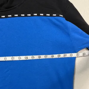 PINK Victoria's Secret Black and Blue Turtleneck Sweater thumbnail 3