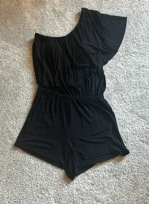 Trina Turk One Shoulder Romper thumbnail 1