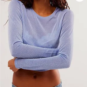 Free People Mesh So Well Layering Top. Size Medium thumbnail 1