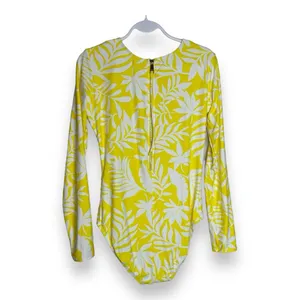 Kate Spade Long Sleeve One Piece Sz M‎ Swim Suit Rash Guard Paddle Bathing Suit thumbnail 2