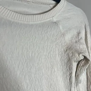 Lululemon white textured Rest Less pullover top thumbnail 2