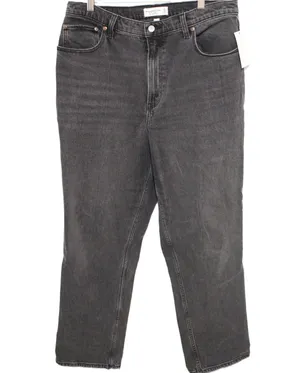 Abercrombie & Fitch Curve Love The 90s Straight Ultra High Rise Jeans Size 32 14 thumbnail 1
