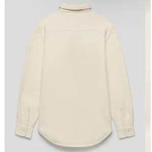 TNA‎ | Women's Oversized Fleece Button Up Polar Shirt Jacket, Whisper White, XL thumbnail 3