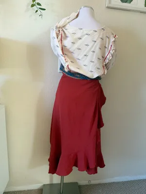 Sampeel one size rustic red skirt thumbnail 4