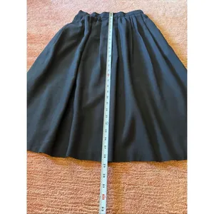 Sag Harbor Vintage High Waist Midi Skirt Dark Charcoal Gray Size 9/10 thumbnail 4