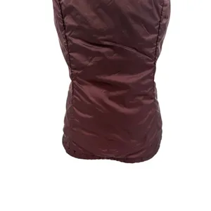 Lululemon Layer Up Reversible Vest‎ Burgundy Red Insulated Full Zip Size 6 thumbnail 7