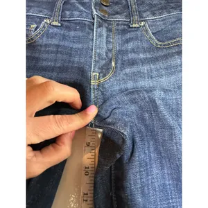 American‎ Eagle Artist Crop Jeans Womens 4 Dark Wash Stretch Denim Indie Sleaze thumbnail 6