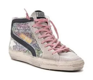 Golden Goose Slide Multicolor High-Top Sneakers thumbnail 1