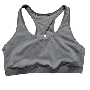 Reebok Light Gray Sports Bra Moisture Wicking Sz XL thumbnail 3
