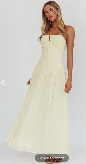 Maxi Yellow Dress thumbnail 1