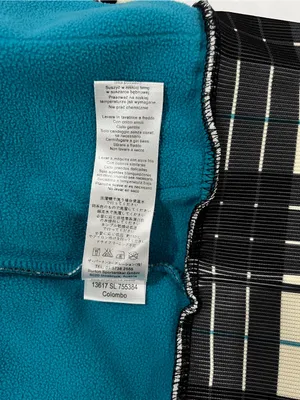 Burton DryRide Plaid Fleece Lined Hooded Jacket Ski Black Blue Long Sleeve Small thumbnail 8