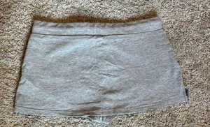 gray mini skirt thumbnail 5