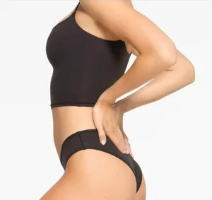SKIMS Women's Fits Everybody Cropped Cami in Onyx thumbnail 3