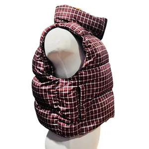 Madewell Cropped Puffer Vest in Plaid Size Medium thumbnail 7