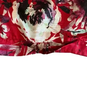 Gilligan & O'Malley Red Women's Satin Floral Lightweight Pajama Pants SZ M #1944 thumbnail 7