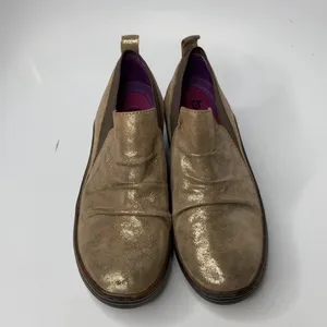 Bionica wedge shoes gold metallic shimmer‎ size 7 thumbnail 4