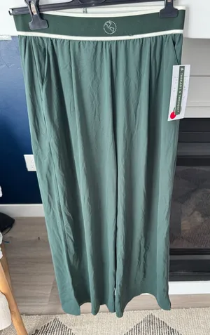 Threads 4 Thought Francis Eco Performance Jersey Logo Wide Leg Pant Size Small thumbnail 1