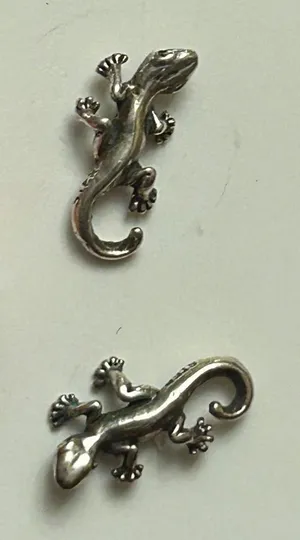 Cool fashion earrings gaico cute silver tone thumbnail 1