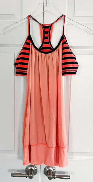 Lululemon No Limits Tank Sea Stripe Light Flare Inkwell thumbnail 1