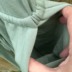 Matilda Jane Resting Day Sage Green Knit Jumpsuit XS thumbnail 9