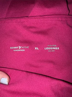 Old Navy Active Powerpress High-Rise Crops, XL thumbnail 4