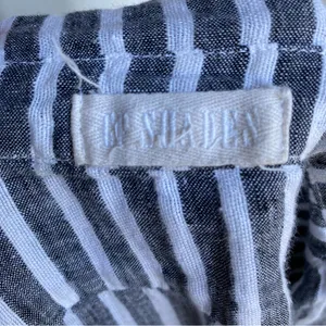 CP Shades Linen Striped Shirt Dress Full Button Down thumbnail 4