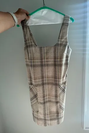 Altar'd State Plaid Mini Dress thumbnail 1