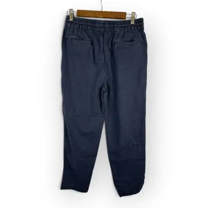 Faherty Women S Navy Essential Travel Pants Pull On Linen Modal Blend Drawstring thumbnail 2