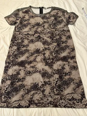 Grey State Cotton Lynx Fluer Printed T-Shirt Dress - NWT - Size 3 (US L) thumbnail 4