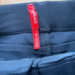 Spanx Gray Cargo Skinny Pants Stretch Twill Womens Size Large Tall Elastic Waist thumbnail 2