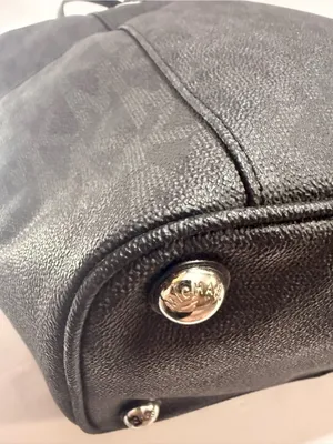 Michael Michael Kors Jet Set Signature Large Pocket Tote – Black / Charcoal thumbnail 8