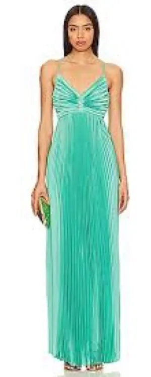 Final price Likely ASRA GOWN iN Green thumbnail 1