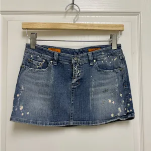 Vintage denim skirt Blue Size L thumbnail 1