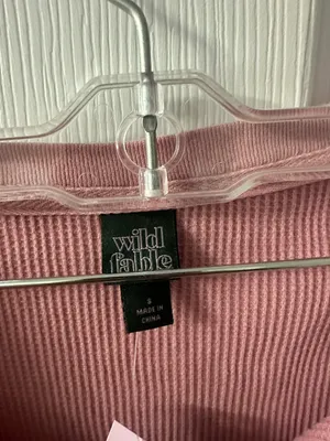 Cropped Long Sleeve Pink thumbnail 3