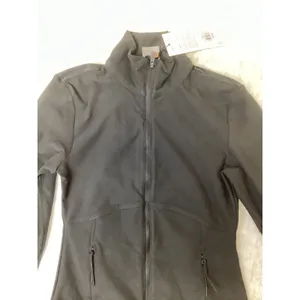 CALIA Lustralux Jacket Womens XXS Pure Black Full Zip Activewear WAX33058 NWT thumbnail 2