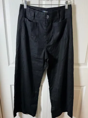 Anthropologie Maeve Colette High-Rise Wide-Leg Pants 8 thumbnail 2