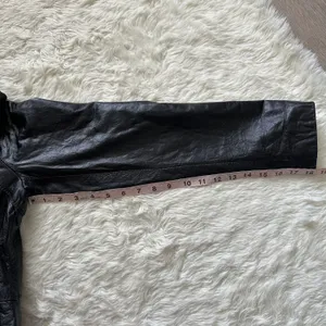 Avanti Jacket Genuine Leather Full Zip Up Collared Vintage Black S thumbnail 12