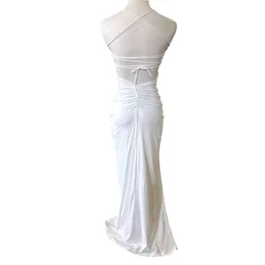 NWT BabyBoo Victoria Maxi Dress Size XS White‎ Strappy Back thumbnail 2