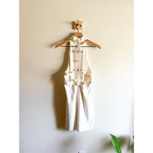 Anthropologie BHLDN High-neck Bow-back Mini Dress Size M thumbnail 8